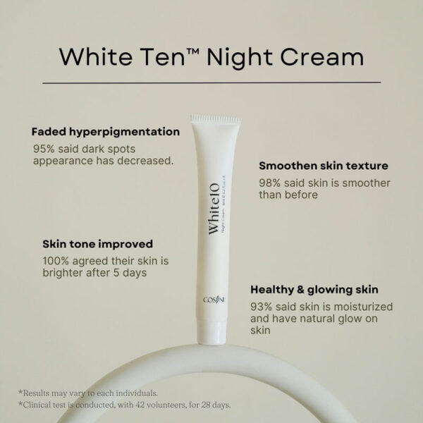 White 10 Night Cream - Image 4