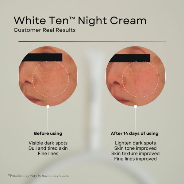 White 10 Night Cream - Image 6